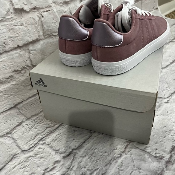 Adidas Vulc Raid3R Sneaker Skate Shoe Magic Mauve Suede Athletic 7.5 NEW - Picture 5 of 11